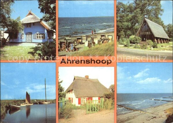 Ahrenshoop Ostseebad Kunstkaten Strand Kirche Hafen Deichhau