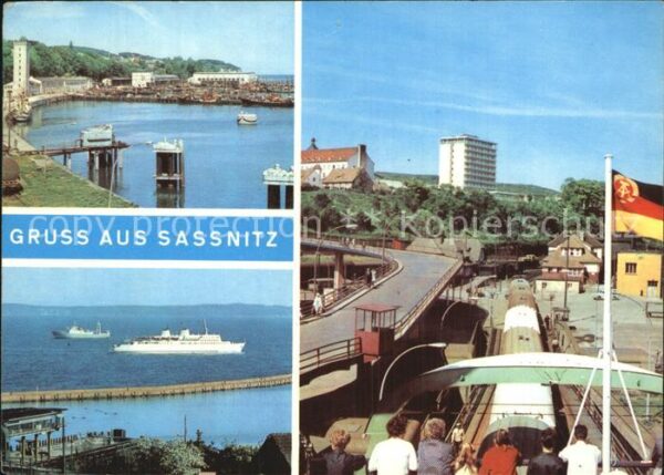 Sassnitz Ostseebad Ruegen Fischereihafen MS Saßnitz