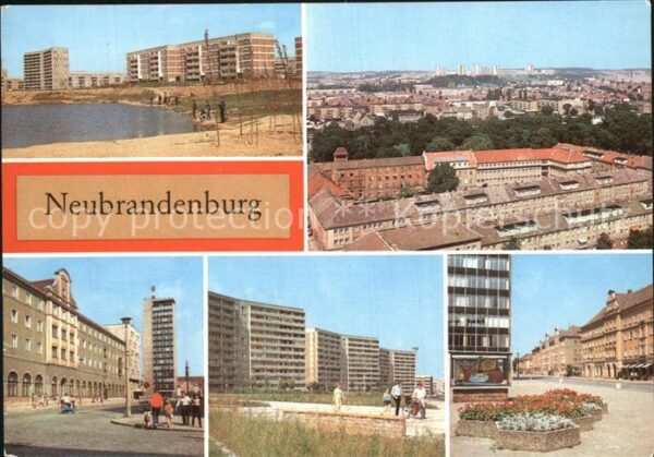 Neubrandenburg Ernst Thälmann Straße Luftbild