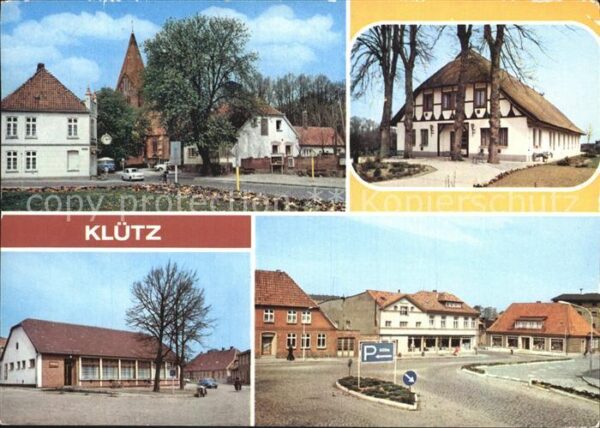 Kluetz Wismarsche Straße Markt Ferienheim VEB