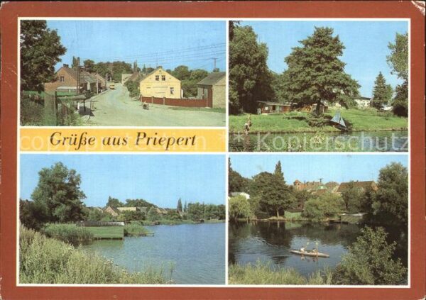Priepert Dorfstraße Kanal See