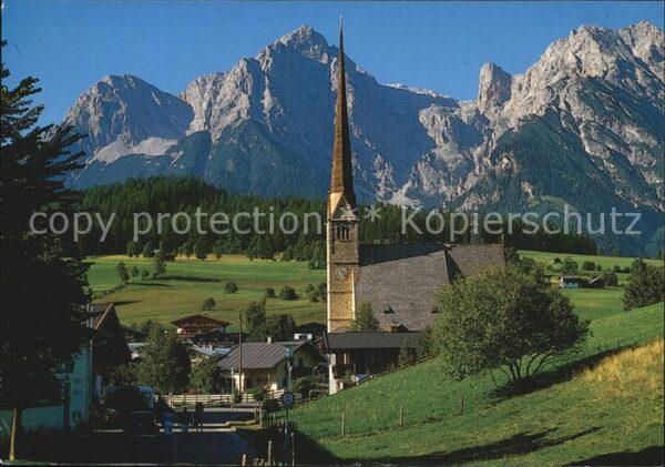 Maria Alm Steinernen Meer Kirche Panorama