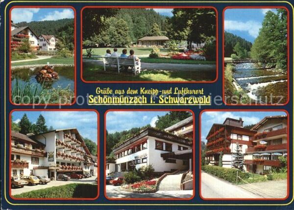 Schoenmuenzach Kneipp Luftkurort Ortsansichten