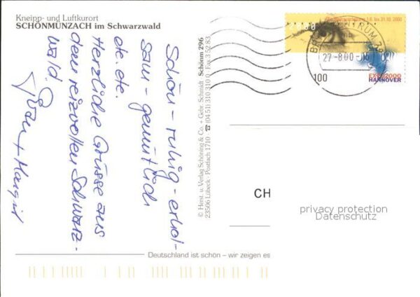 Schoenmuenzach Kneipp Luftkurort Ortsansichten – Bild 2