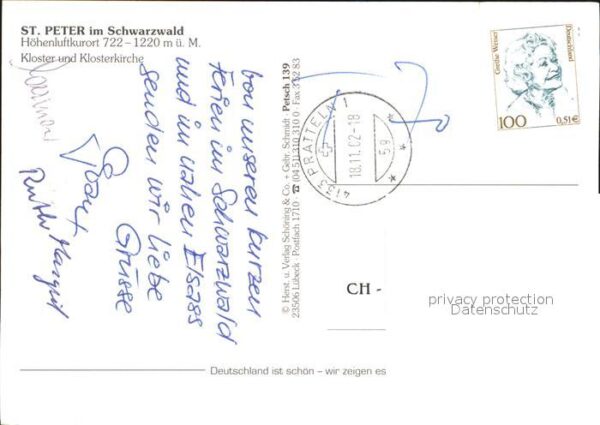 Peter Schwarzwald St Kloster Klosterkirche – Bild 2