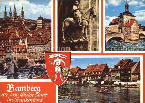 Bamberg Dom Domreiter Altes Rathaus Klein Vened