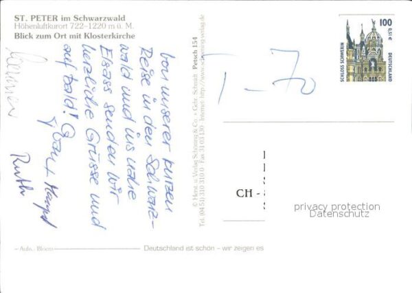 Peter Schwarzwald St Klosterkirche Ortsansicht – Bild 2