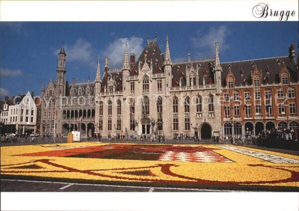 Brugge Marktplatz Blumenteppich