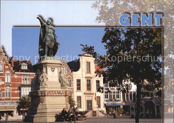 Gent Gand Flandre Vrijdagmarkt Jacov Van Artevelde