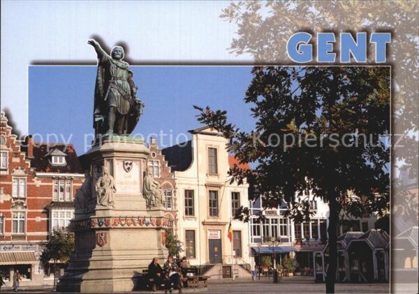 Gent Gand Flandre Vrijdagmarkt Jacob Van Artevelde