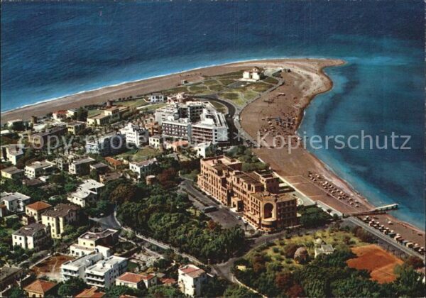 Rhodos Rhodes Aegaeis Panorama Luftbild