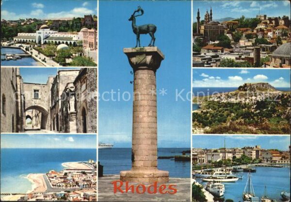 Rhodos Rhodes Aegaeis Stadtansichten Denkmal