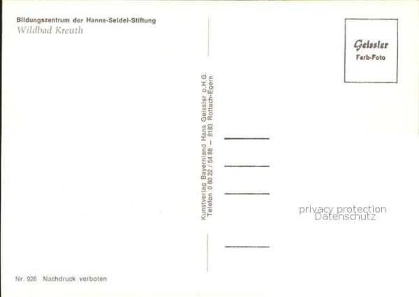 Kreuth Bad Bildungszentrum Hanns Seidel Stiftung – Bild 2