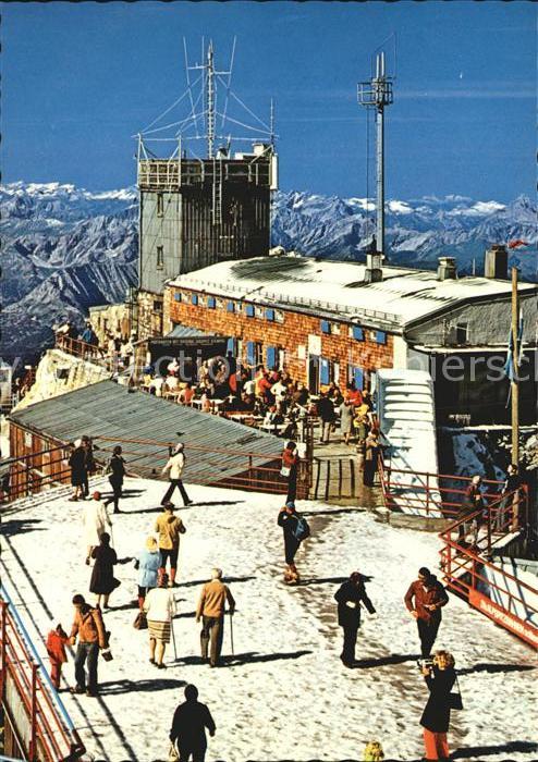 Zugspitze Münchnerhaus Wetterwarte Aussichtsterra