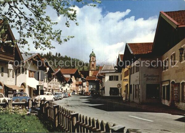 Mittenwald Bayern Höhenluftkurort Stadtansicht