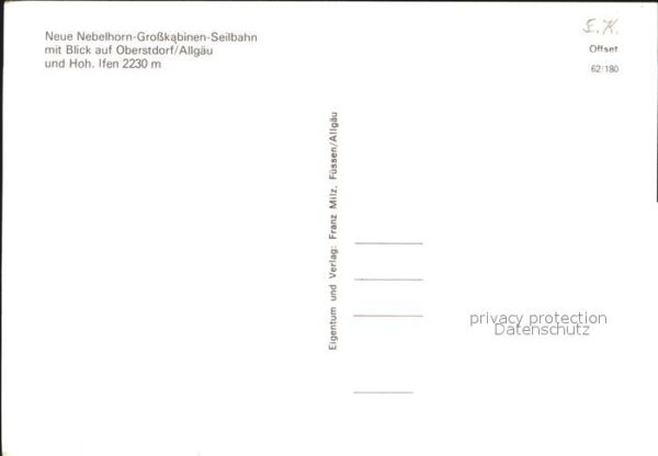 Oberstdorf Nebelhorn Großkabinenseilbahn Hoher Ife – Bild 2