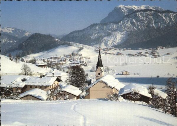 Vorderthiersee Wintersportgebiet Thiersee Zahmer Kaise