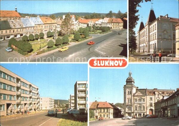 Sluknov Stadtansichten