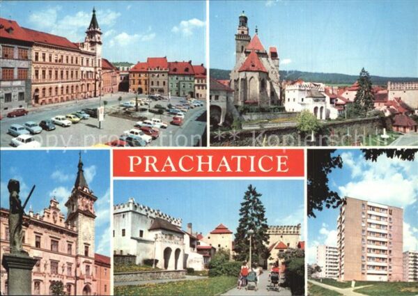 Prachatice Prachatitz Stadtansichten