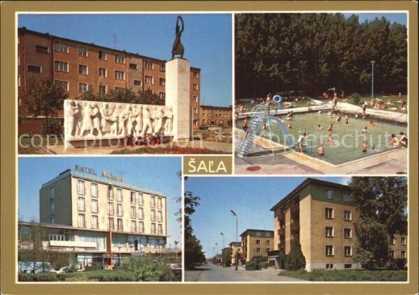 Slowakische Republik Sala Schwimmbad Denkmal Hotel Central