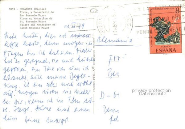 Ourense Celanova Plaza Monasterio San Rosendo M – Bild 2
