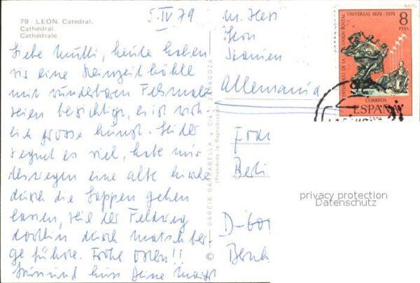 Leon Castilla y Leon Kathedrale – Bild 2