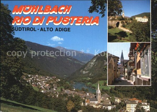 Muehlbach Suedtirol Panorama Ortsansicht