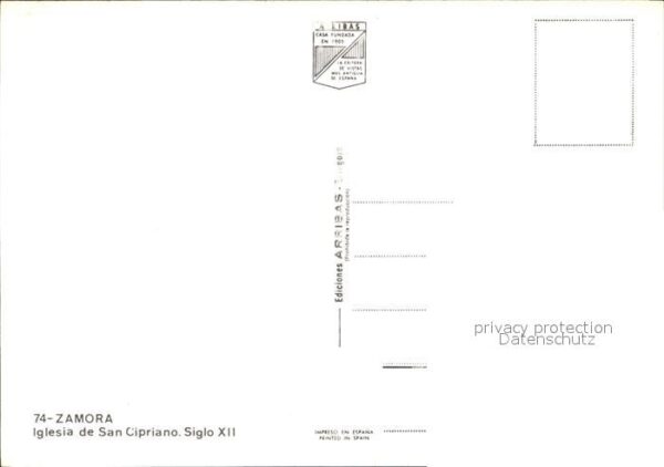 Zamora Spanien Kirche San Cipriano – Bild 2