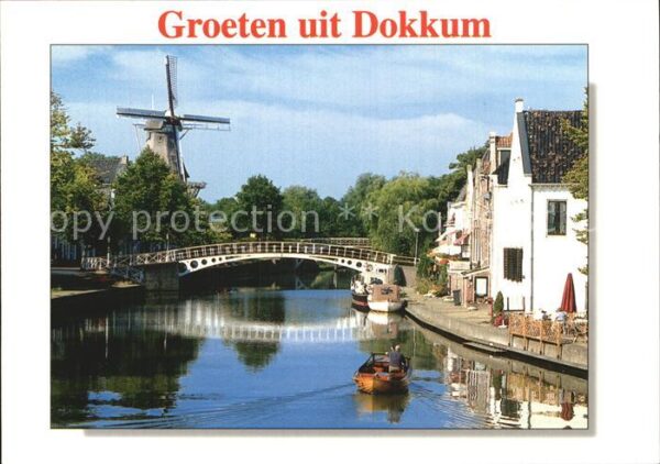 Dokkum Mühle Brücke