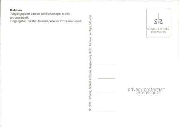 Dokkum Eingang Bonifaziuskapelle Prozessionspa – Bild 2