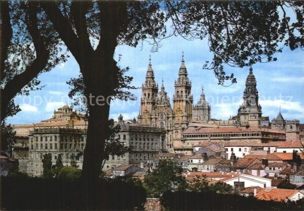 Santiago de Compostela Stadtansicht Kathedrale