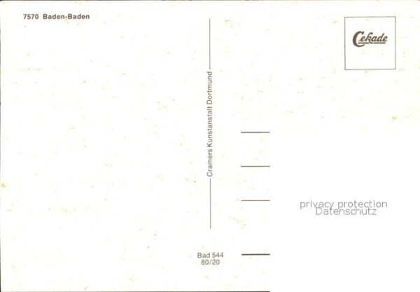 Baden-Baden Stadtansicht – Bild 2