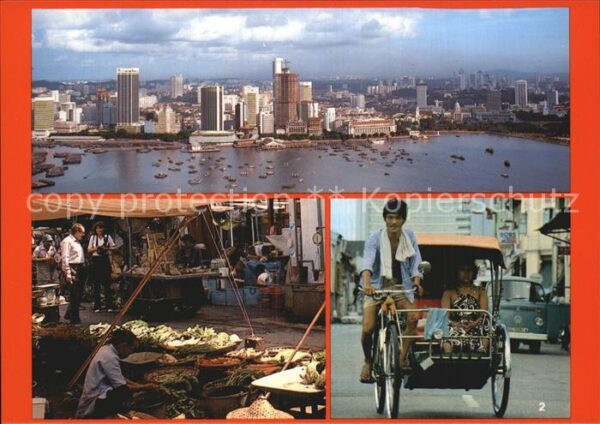 Singapore Markt Stadtansicht