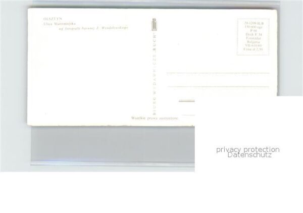 Olsztyn Allenstein Ortsansicht – Bild 2