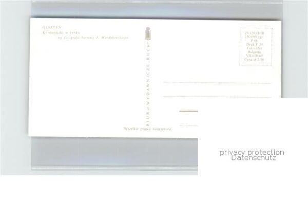 Olsztyn Allenstein Ortsansicht – Bild 2