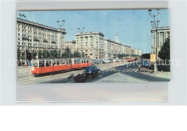 Warszawa Straßenbahn Stadtansicht