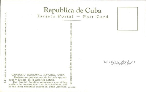 Havana Habana National Kapitol – Bild 2