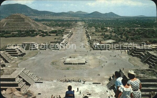 Teotihuacan Panorama Plaza of the Moon Avenue of th