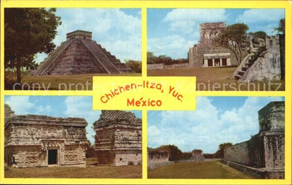 Chichen Itza Schloss Ansichten