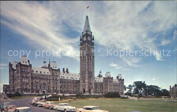 Ottawa Ontario Hauptgebäude Friedensturm Parlament