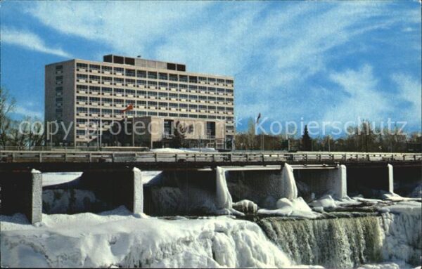 Ottawa Ontario Rathaus Winterlandschaft