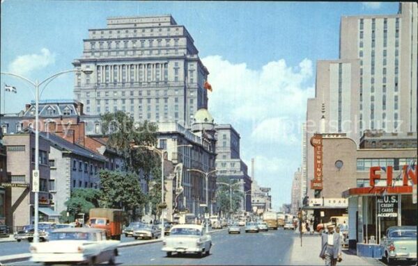 Montreal Quebec Sun Life Building Dorchester Street
