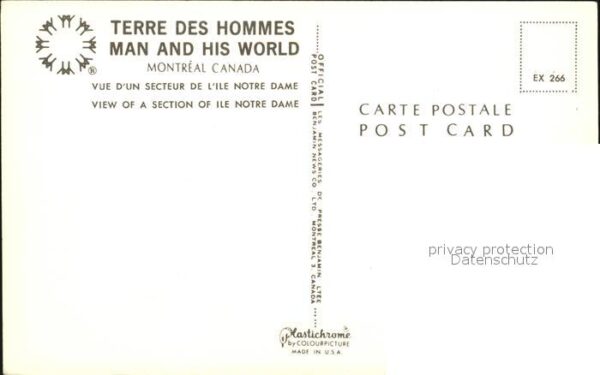 Montreal Quebec Terre des hommes man and his world – Bild 2