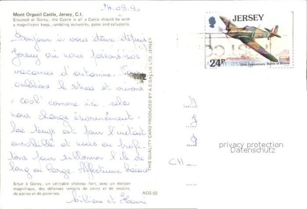 Jersey City Mont Orgueil Castle Segelboote – Bild 2