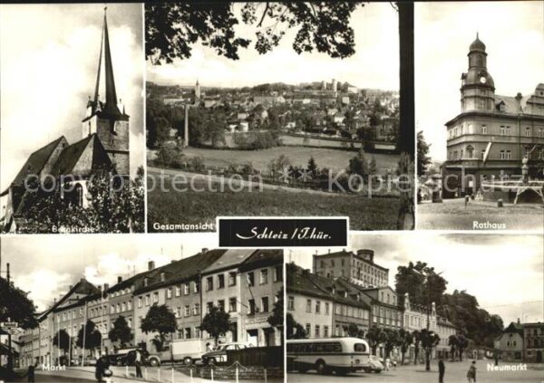 Schleiz Bergkirche Rathaus Markt