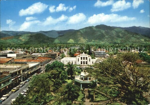 Honduras Cortes Park Palacio Municipal San Pedro