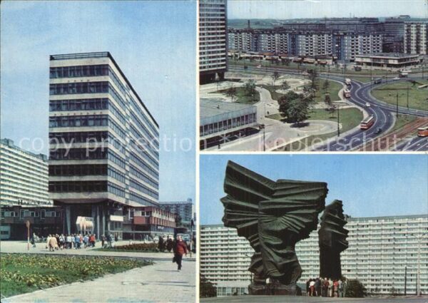 Katowice Separator Denkmal Stadtansicht
