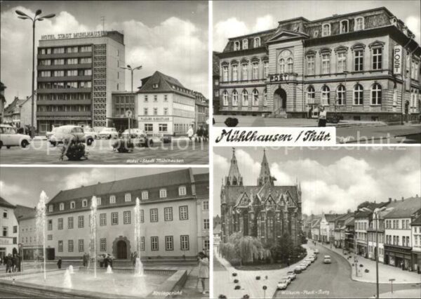 Muehlhausen Thueringen Hotel Post Wilhelm Pieck Platz Kreisger