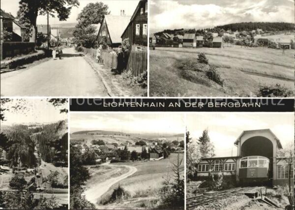 Lichtenhain Bergbahn Ortsansicht Panorama