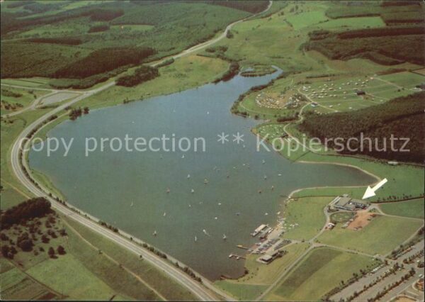 Losheim Rimlingen See Restaurant Losheim Luftaufnahme